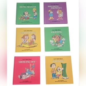 Joy Berry Let's Talk About Children's  Books Lot Of 6 Tittles